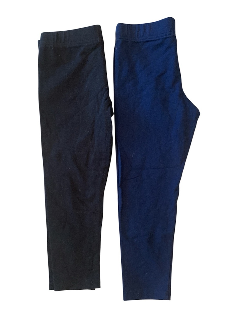 Carter's Girls' Black & Navy Stretch cropped Leggings Duo